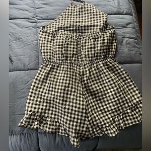 NWOT Shein Gingham Romper